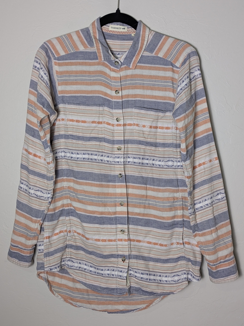 Toad&Co Cairn M L-Sleeve Shirt Neutral Earth The Southwest Western Versatile